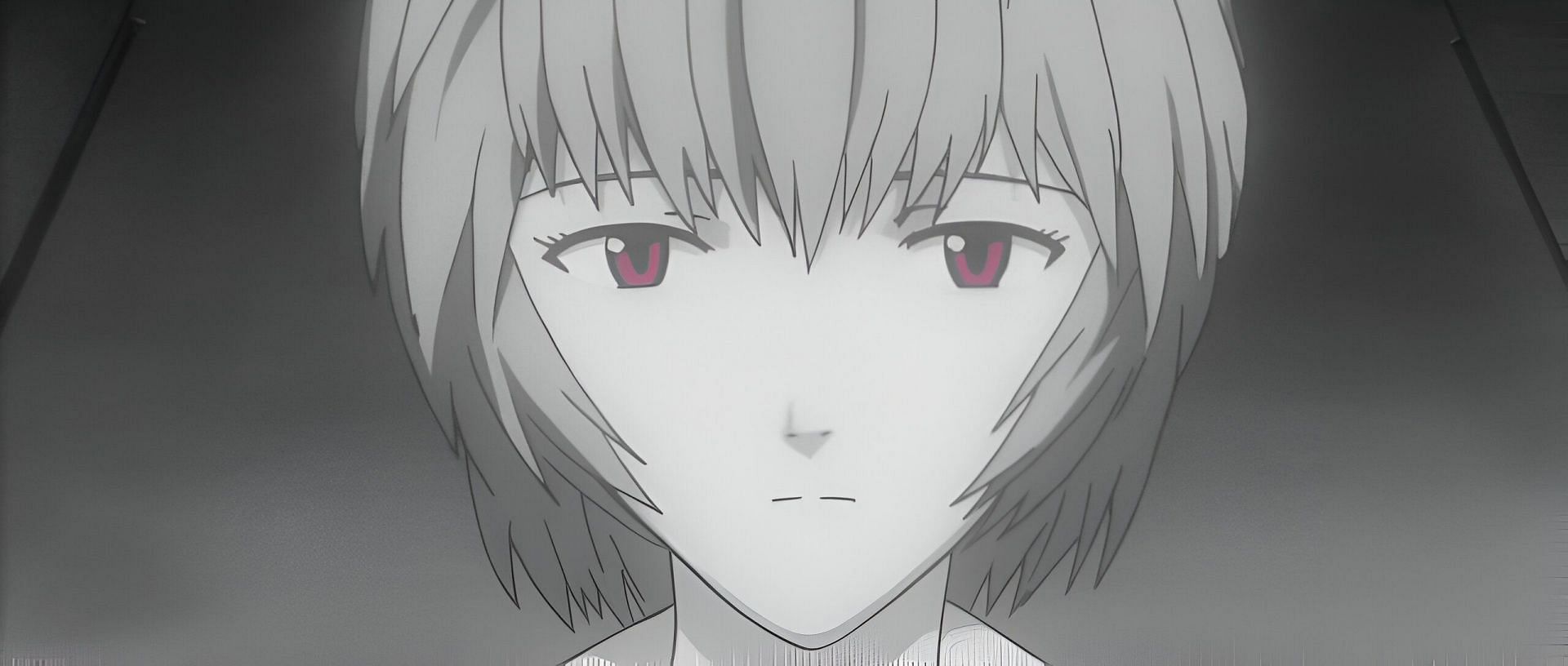 Rei Ayanami as seen in the anime (Image via Studio Gainax & Tatsunoko Production)